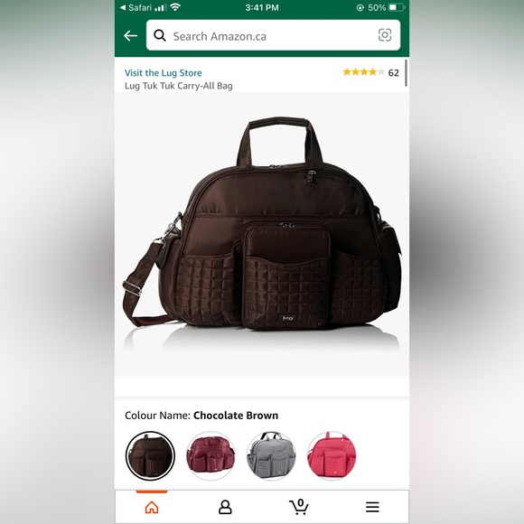 Lug large Tuk Tuk Bag - gym/travel/diaper/work - Picture 14 of 15